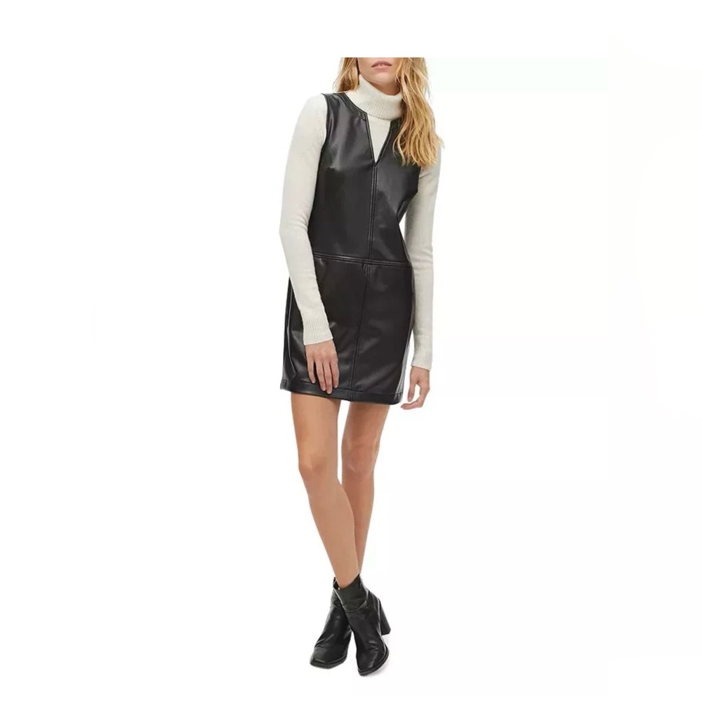 Michael Stars Black Vegan Leather
Cecelia Dress Size Large